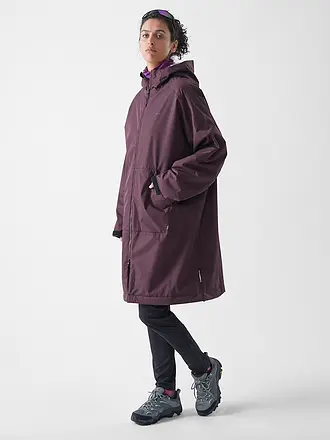 MERU | Cappotto invernale da donna Aalborg Loos Packable con cappuccio | braun